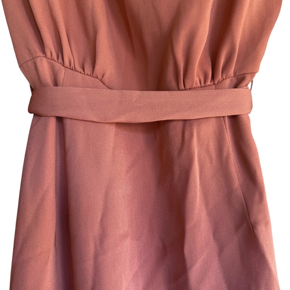 Terracotta Midi Wrap Dress - Picture 11 of 11